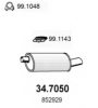 OPEL 852928 End Silencer